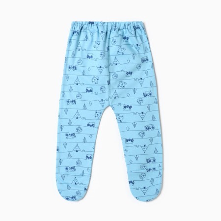 Children's sliders, blue/raccoon color, height 74-3