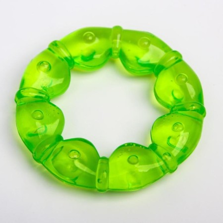 Set: Nibbler for feeding with silicone mesh + silicone toothbrush on a finger in a container + silicone teething "Leopard"-5