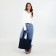 Bag-tout on lightning, blue color