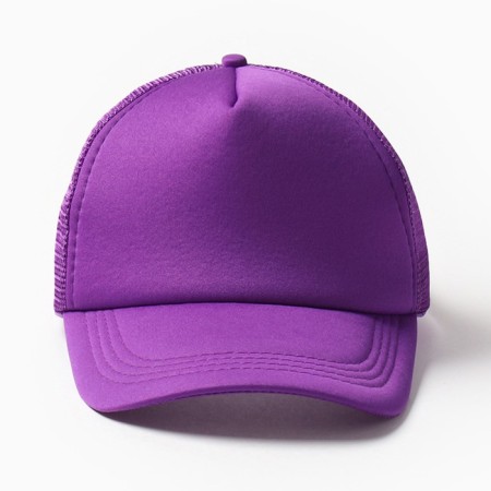 Women's baseball cap with a minaku grid, violet, rn 56-58-1