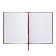Universal diary for grades 1-11, 48 sheets, Velvet, solid cover, artificial leather, thermoting, liesse, Burgundia