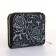 Women's wallet with lightning, black color