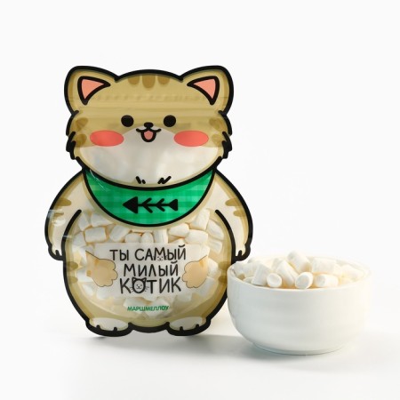 Marshmallow in the molding package "You are the smallest cat", 40 g