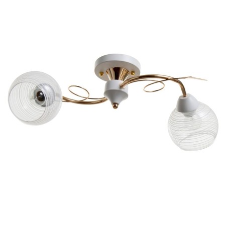 Causte "Viva" 2he27 40W white-gold 56x23x23 cm Bayerlux