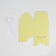Gift folding box, packaging, "yellow", 12 x 12 x 12 cm