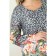 Women's dress, size 52, black color, gray