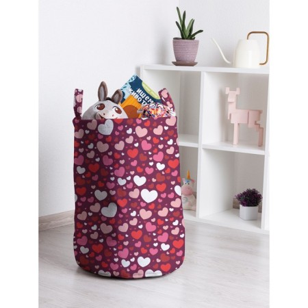 Basket for toys "Happiness, size 35x50 cm