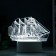 FRAGAT Lamp Led White from the network 9.5x15x16cm Risalux