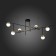 Ceiling Ceiling ST LUCE. SL1507.422.06. Albero. 6x5 watts, G9, 4000k, 163.5x20x75 cm, black color