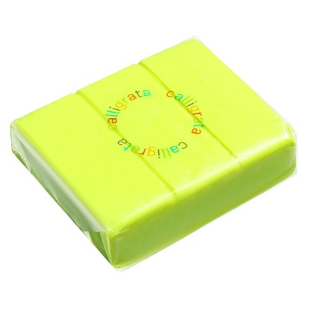 Polymer clay 50 g, neon, lemon