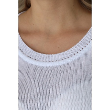 Female jumper, size 54, white color-9