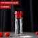 Mill for spices, plastic mechanism, 115 ml (45-80 gr), red color