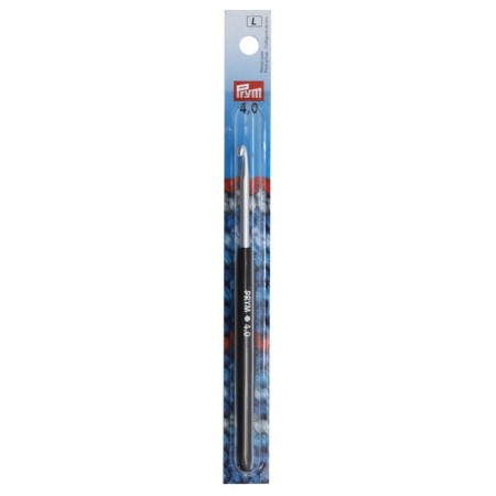Soft hook knitting with a soft handle, 4 mm/14 cm