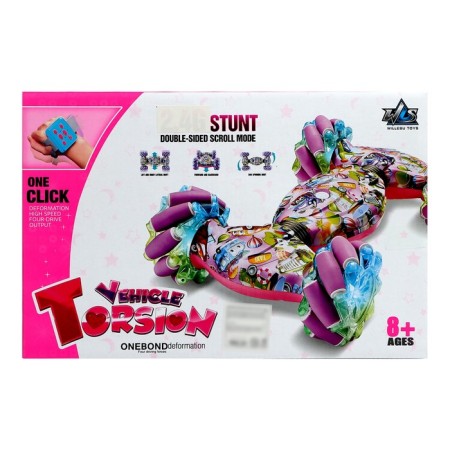 Hyper Skidding car with gesture control, pink color-10