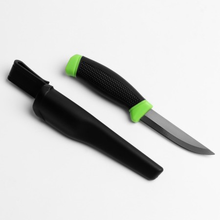 Tourist knife "Ural" 21cm, blade 98mm/1.8mm, green