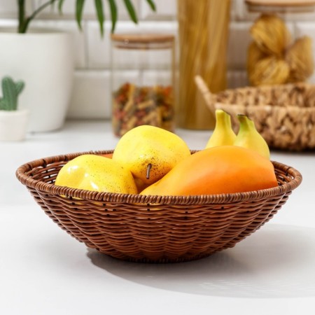 A basket for fruits and bread "Ohio", D = 27 cm, round
