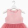 Children's dress with beads kaftan p. 36 (134-140 cm), pink