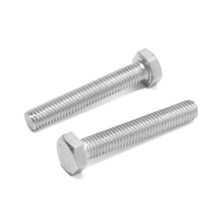 Bolt of the tundra krep, with a hexagonal head, galvanized, Din933, M8x50 mm, 1 kg