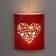 LED figure "Heart" 13 × 16 × 5 cm, cardboard, battery AAX2 (not complete), glow warm white