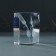 Souvenir glass rectangle "glass and wine" 5x5x8 cm