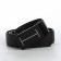 Male belt, width 3.5 cm, buckle machine, black color