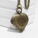 Pocket clock "Heart", quartz, D dial-1.5 cm