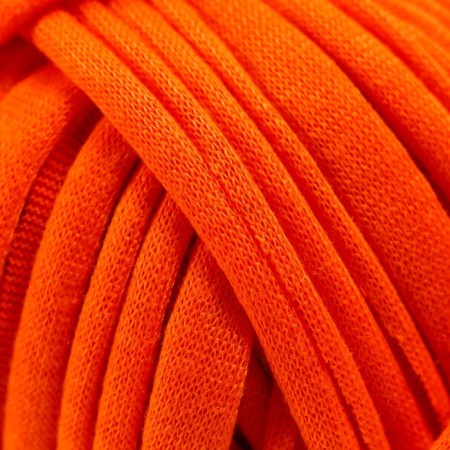 Knitted yarn 100% cotton "Lentino mini" 100 g 40 m color 17 tangerines-2