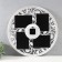 Multi -chamber with a clock 4 photos 10x15 cm, plastic, col. white