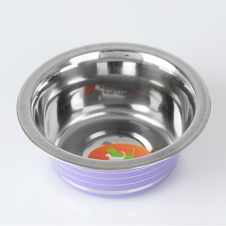 Standard color bowl with strip, 225 ml, purple-1