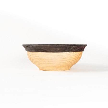 Bulk deep MAGISTRO wooden, 18 cm, 500 ml, from a solid array of cedar-2
