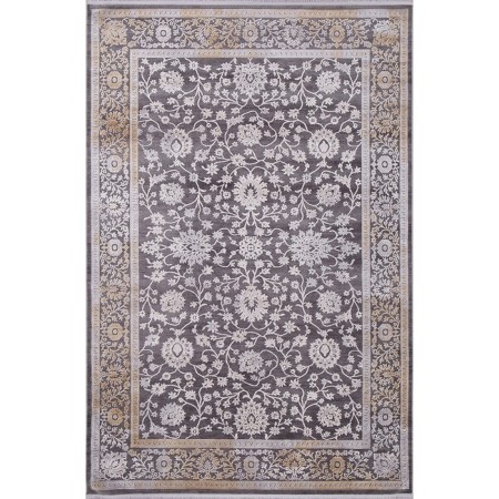 Rectangular carpet Durkar Milano, size 200x290 cm, color D.Grey/L.yellow
