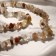 Beads on the thread of crumb "Agat", 84cm
