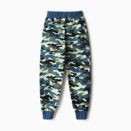 Pants for a boy, indigo color, height 116 cm-3