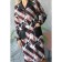 Women's dress, size 42, black color, brown