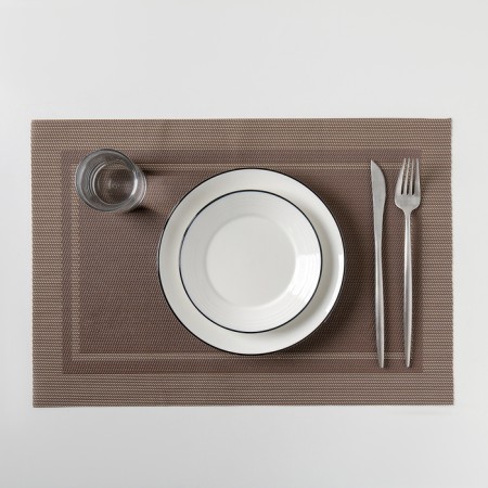 Serving napkin on the table "Window", 45 × 30 cm, color light brown