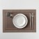 Serving napkin on the table "Window", 45 × 30 cm, color light brown