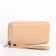 Women's wallet with lightning, beige color