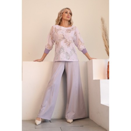 Female jumper, size 46, lilac color-13