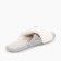 Slippers # 3 women, size 36.5, white-gray color
