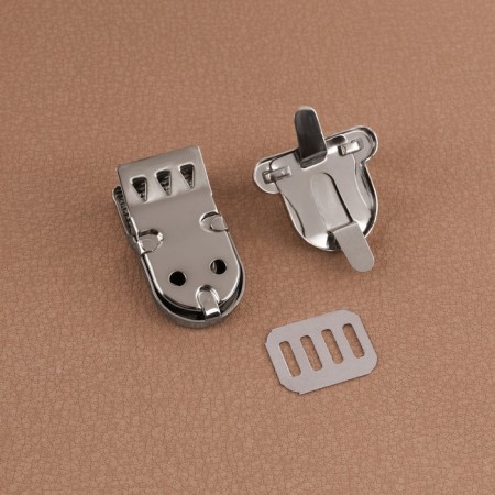 Bag Fraille, 2.5 × 3.1 cm, silver color-3