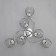 Chandelier 73172/6 E27 40W chrome 60x60x26 cm Bayerlux