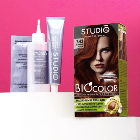 Studio Professional 7.43 Fire red hair dye.