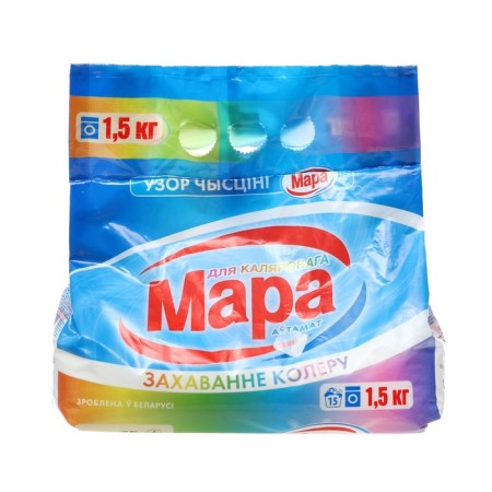Washing powder Mara pattern of chyssіnі for colored linen, automatic, 1.5 kg