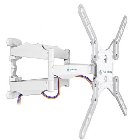 Bronstein for the Onkron M5 White TV 37 "-70" Max. 36.4kg wall-mounted turn and slope