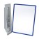 Wall cross -cutting system, 10 frames with a tread, Dataframe, blue color