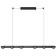 Suspended linear lamp Turman IP20 LED 64W 1667lm 3000k