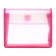 A5 notebook folder (230 x 190 x 50 mm), with Velcro valve, plastic/textiles, calligrata, "Anime girlfriends"