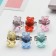 Children's “Bear” ring is marmalade, the color of the mix in silver, dimensionless