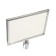 Information frame A3, 42 x 32 cm, d = 6.5 cm, horizontal, silver