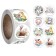 Stick Paper "Cute animals" d = 2.5 cm 500 pcs in a roll 3x6.5x6.5 cm